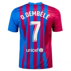 Camisetas FC Barcelona O. Dembele 7 Primera Equipacion 2021/2022
